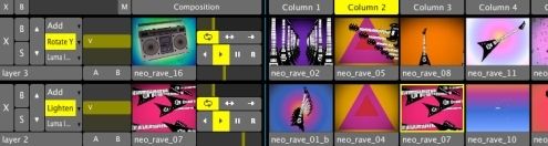 Screenshot Resolume Avenue 3